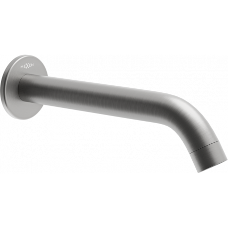 Mexen Kai wall-mounted bathtub spout, brushed gun gray - 79371-66