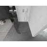 Mexen Kioto-R Rounded Walk-in Shower Screen 120 x 200 cm, Transparent 8 mm, Chrome - 800-120-101-01-06