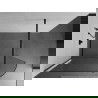 Mexen Kioto curved shower wall 90 x 200 cm, transparent 8 mm, Black - 800-090-101-70-06
