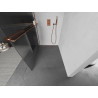 Mexen Kioto+ shower wall with shelf Walk-in 120 x 200 cm, stripes, rose gold - 800-120-121-60-09