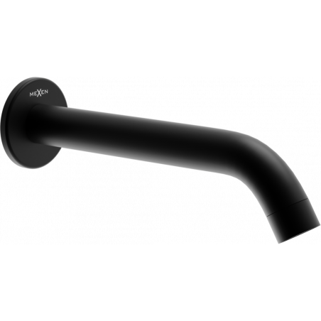 Mexen Kai wall-mounted bathtub spout, black - 79371-70