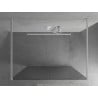 Mexen Kioto free-standing shower screen 110 x 200 cm, ribbed 8 mm, White - 800-110-002-20-09