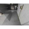 Mexen Kioto freestanding shower wall 110 x 200 cm, stripes 8 mm, gold - 800-110-002-50-09