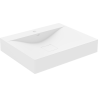 Mexen Poli conglomerate countertop washbasin 1/O 60 x 48 cm, white - 23026001
