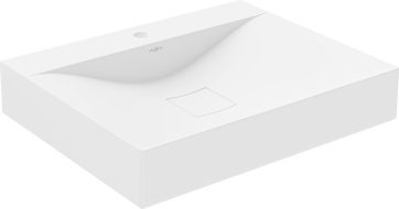 Mexen Poli conglomerate countertop washbasin 60 x 48 cm, white - 23026001