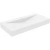 Mexen Poli above-counter sink made of conglomerate 1/O 100 x 48 cm, white - 23021001