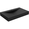 Mexen Poli conglomerate countertop washbasin 1/O 80 x 48 cm, Black - 23028071