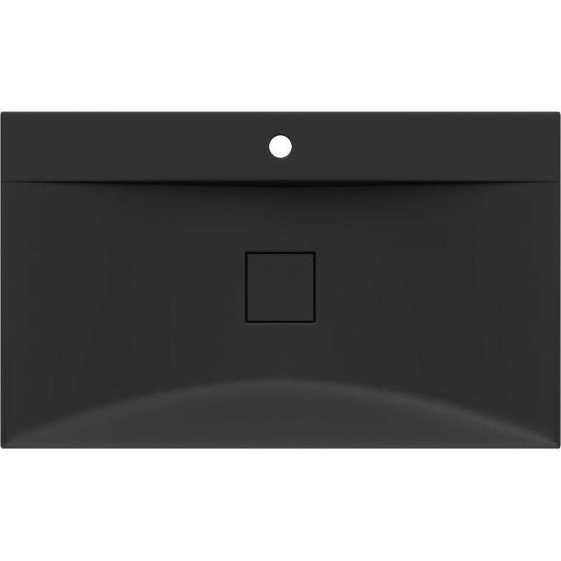 Mexen Poli countertop sink made of conglomerate 1/O 80 x 48 cm, black - 23028071