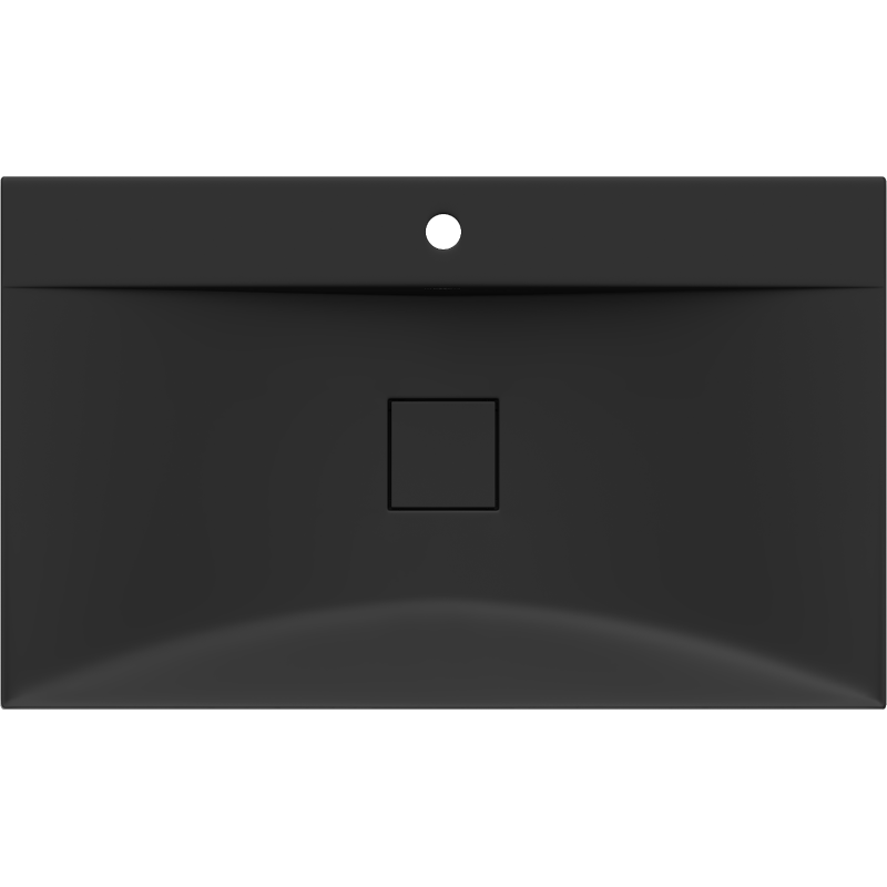 Mexen Poli countertop washbasin made of conglomerate 1/O 80 x 48 cm, black - 23028071