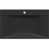 Mexen Poli countertop washbasin made of conglomerate 1/O 80 x 48 cm, black - 23028071