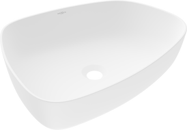 Mexen Ono conglomerate countertop washbasin 51 x 39 cm, white - 23045101