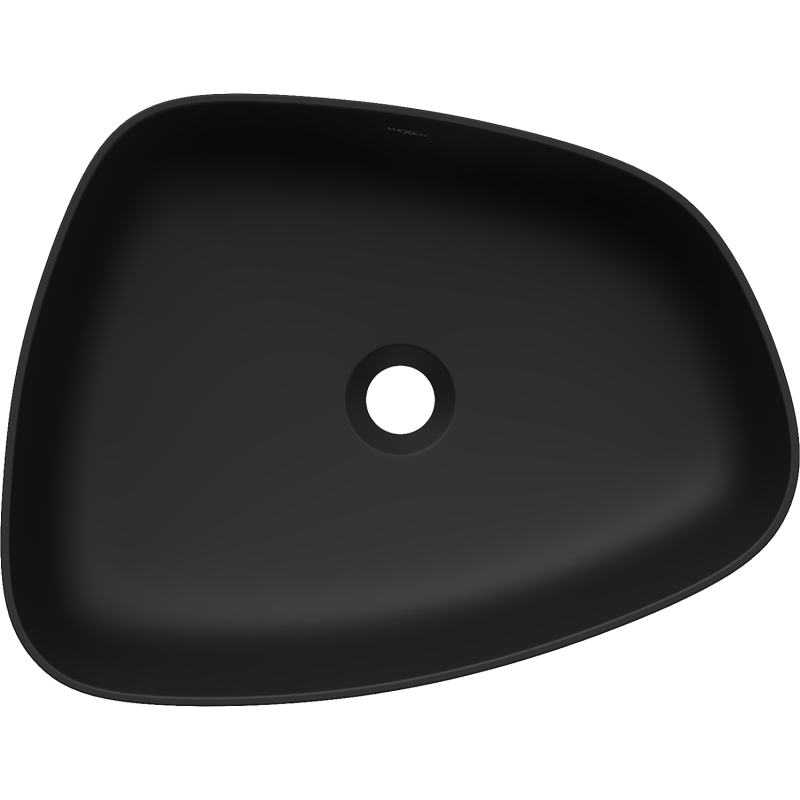 Mexen Ono countertop washbasin made of conglomerate 51 x 39 cm, black - 23045171