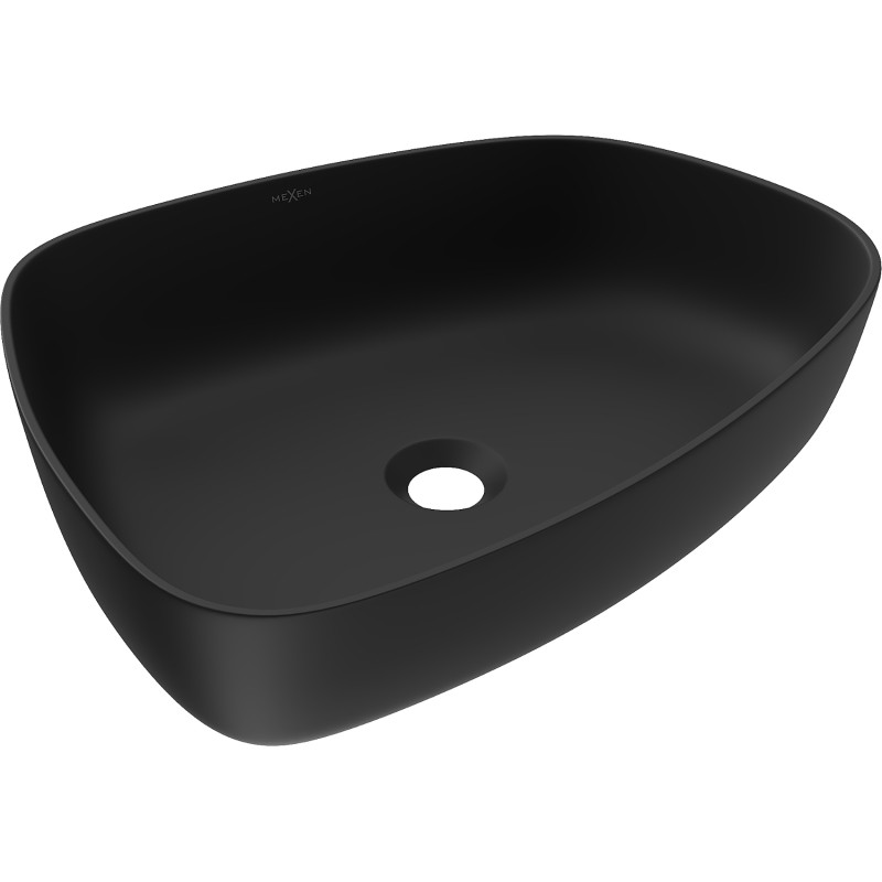 Mexen Ono conglomerate countertop sink 51 x 39 cm, black - 23045171