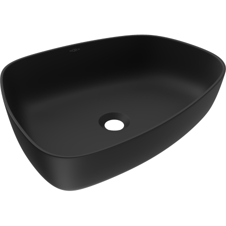 Mexen Ono conglomerate countertop washbasin 51 x 39 cm, Black - 23045171