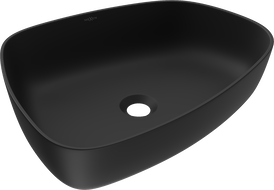 Mexen Ono conglomerate countertop washbasin 51 x 39 cm, Black - 23045171