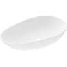 Mexen Nora countertop washbasin made of conglomerate 60 x 36 cm, white - 23056001