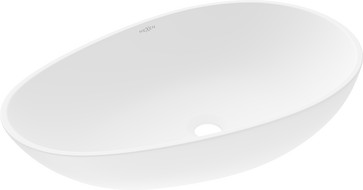 Mexen Nora countertop washbasin made of conglomerate 60 x 36 cm, white - 23056001