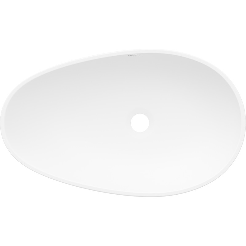 Mexen Nora countertop washbasin made of conglomerate 60 x 36 cm, white - 23056001