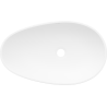 Mexen Nora conglomerate countertop washbasin 60 x 36 cm, white - 23056001