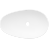 Mexen Nora countertop basin made of conglomerate 60 x 36 cm, white - 23056001