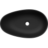 Mexen Nora countertop sink made of conglomerate 60 x 36 cm, black - 23056071