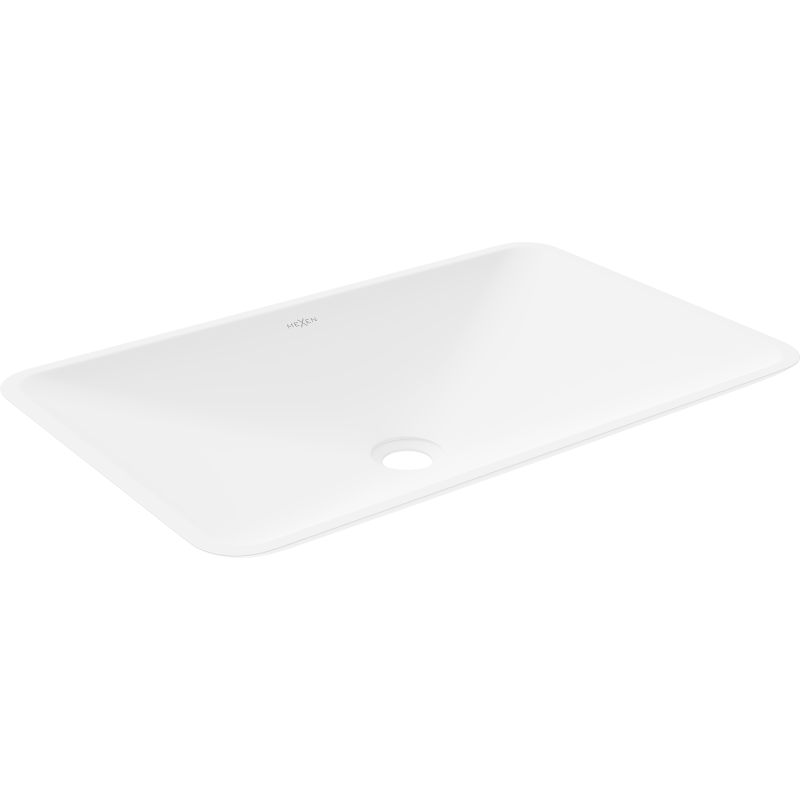 Mexen Esper conglomerate countertop washbasin 60 x 38 cm, White - 23036001