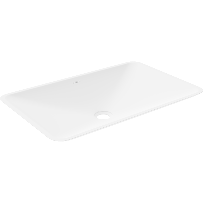 Mexen Esper countertop basin made of conglomerate 60 x 38 cm, white - 23036001