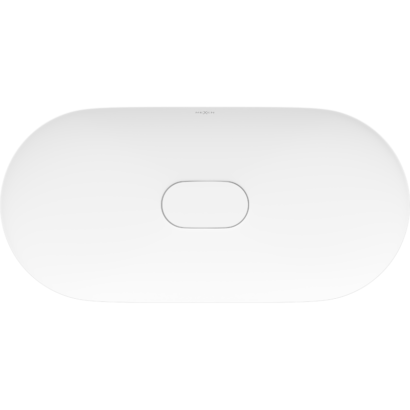 Mexen Sofia countertop conglomerate sink 70 x 35 cm, white - 23067001