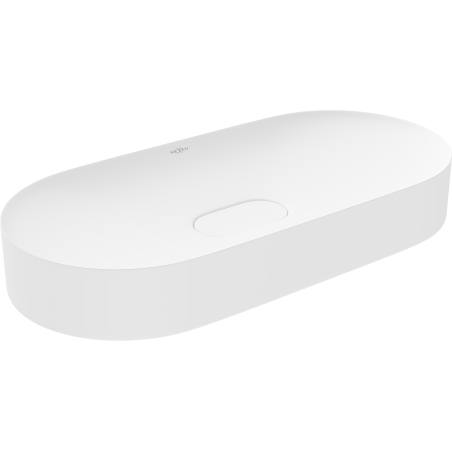 Mexen Sofia conglomerate countertop washbasin 70 x 35 cm, white - 23067001
