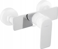 Mexen Alfa Shower mixer tap, White/Chrome - 745740-02