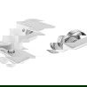 Mexen Alfa bathtub mixer tap, White/Chrome - 745730-02