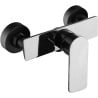 Mexen Alfa Shower Tap, Black/Chrome - 745740-71