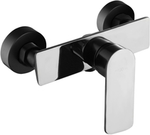 Mexen Alfa shower faucet, black/chrome - 745740-71
