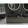 Mexen Sofia countertop washbasin made of conglomerate 70 x 35 cm, black - 23067071