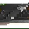 Mexen Mario 2-compartment granite sink with a kitchen mixer tap Savita, spotted black - 6504-76-672601-70-B