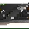 Mexen Mario 2-compartment granite sink with a kitchen mixer tap Savita, Black - 6504-77-672601-00