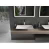 Mexen Esper countertop sink made of conglomerate 60 x 38 cm, white - 23036001