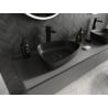 Mexen Ono conglomerate countertop washbasin 51 x 39 cm, Black - 23045171