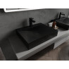 Mexen Poli countertop sink made of conglomerate 1/O 60 x 48 cm, black - 23026071