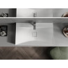 Mexen Poli conglomerate countertop washbasin 1/O 80 x 48 cm, white - 23028001