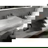 Mexen Poli countertop washbasin made of conglomerate 1/O 80 x 48 cm, white - 23028001