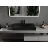 Mexen Poli countertop sink made of conglomerate 1/O 80 x 48 cm, black - 23028071