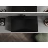 Mexen Poli countertop sink made of conglomerate 1/O 80 x 48 cm, black - 23028071