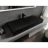 Mexen Poli countertop basin made of conglomerate 1/O 100 x 48 cm, black - 23021071