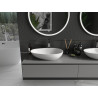 Mexen Nora countertop washbasin made of conglomerate 60 x 36 cm, white - 23056001