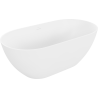 Mexen Rimini freestanding conglomerate bathtub 150 x 75 cm, white matte - 57241507500