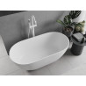 Mexen Rimini freestanding conglomerate bathtub 150 x 75 cm, white matte - 57241507500