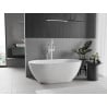 Mexen Rimini conglomerate freestanding bathtub 150 x 75 cm, White matt - 57241507500