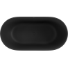 Mexen Rimini freestanding bathtub made of conglomerate 150 x 75 cm, black matte - 57241507570