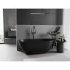 Mexen Rimini conglomerate freestanding bathtub 150 x 75 cm, Black matt - 57241507570